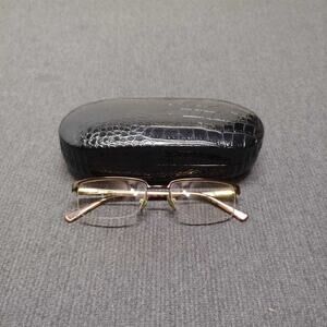 Burberry 1012 Eyeglasses Brown Tortoise Rectangular Half Rim Frames Only 52 18